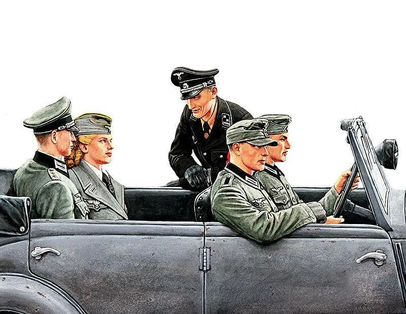 1/35 Master Box - WWII German Military Passengers 3570
