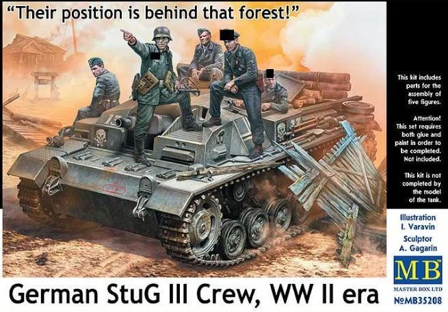 1/35 Master Box - WWII German Stug III Crew 35208