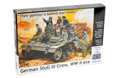 1/35 Master Box WWII German StuG III Crew (x5 figures) plastic model kit - Master Box LTD