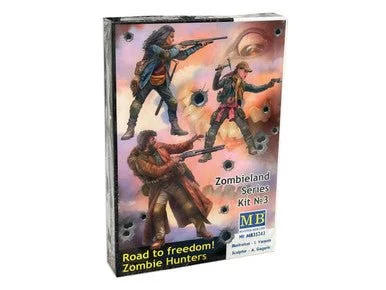 1/35 Masterbox Road to freedom. Zombie Hunters. Zombieland series, Kit No. 3 - Master Box LTD
