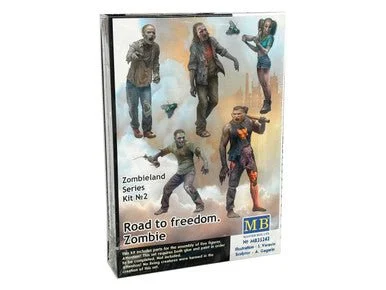 1/35 Masterbox Zombieland Series, Kit No. 2. Road to freedom. Zombie - Master Box LTD