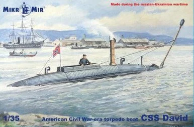 1/35 Mikro Mir CSS David Civil War Torpedo Boat - MikroMir