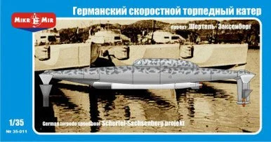 1/35 Mikro Mir German Torpedo Speedboat Schertel Sachsenberg - MikroMir
