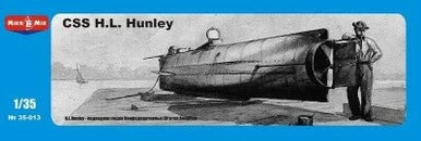 1/35 Mikro Mir Hunley, Confederate Submarine - MikroMir
