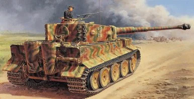 1/35 PzKpfw VI Tiger I Ausf E Mid Production Tank - Italeri