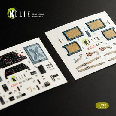 1/35 Reskit AH-1G Cobra interior 3D decals for ICM kit
