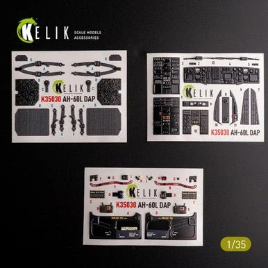 1/35 Reskit AH-60L DAP interior 3D decals for Academy kit