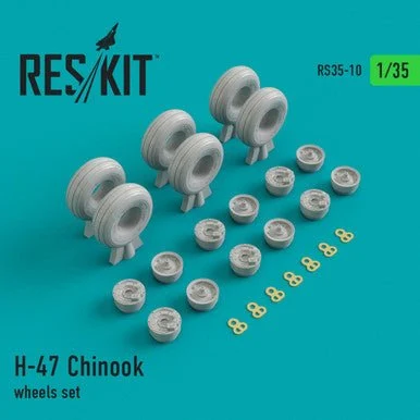 1/35 Reskit H-47 Chinook wheels set (1/35)