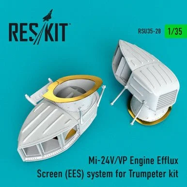 1/35 Reskit Mi-24V/VP Engine Efflux Screen (EES) system for Trumpeter kit (1/35)
