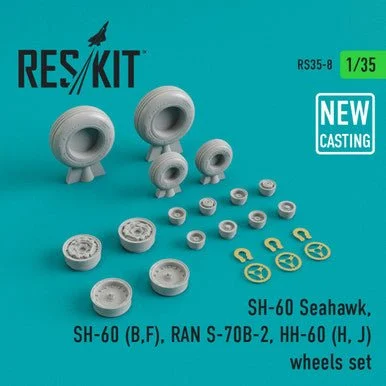 1/35 Reskit SH-60 Seahawk SH-60 (BF) RAN S-70B-2 HH-60 (H J) wheels set (1/35)