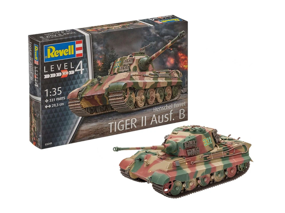1/35 Revell Germany Tiger II Ausf.B (Henschel Turr) 3249 - Revell-Germany