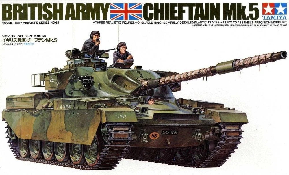 1/35 Tamiya British Chieftain Mk 5 Tank Kt 35068
