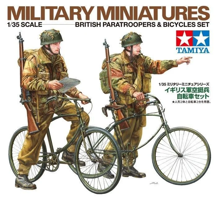 1/35 Tamiya British Paratroopers Set with Bicycles 35333
