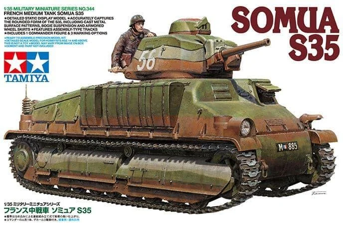 1/35 Tamiya French Medium Tank Somua S35 35344