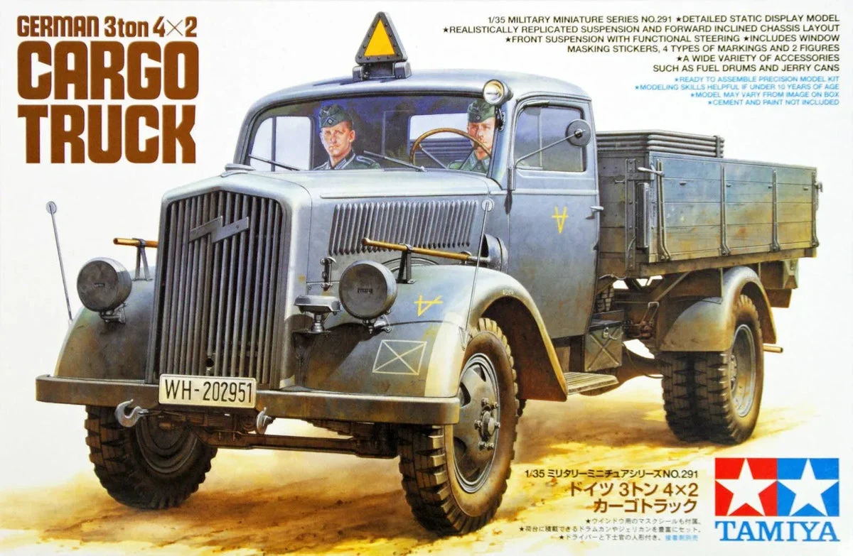 1/35 Tamiya German 3 Ton 4x2 Cargo Truck 35291