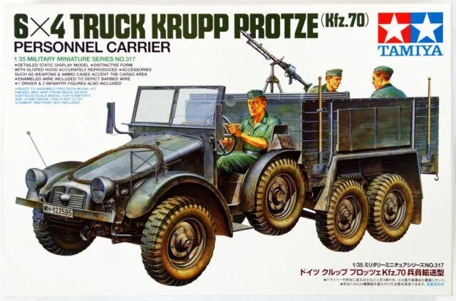 1/35 Tamiya German 6x4 Truck Krupp Protze 35317