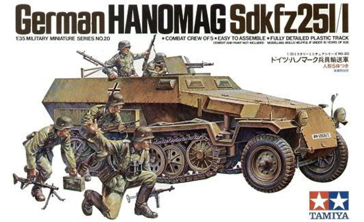 1/35 Tamiya German Hanomag Sdkfz 251/1 - 35020