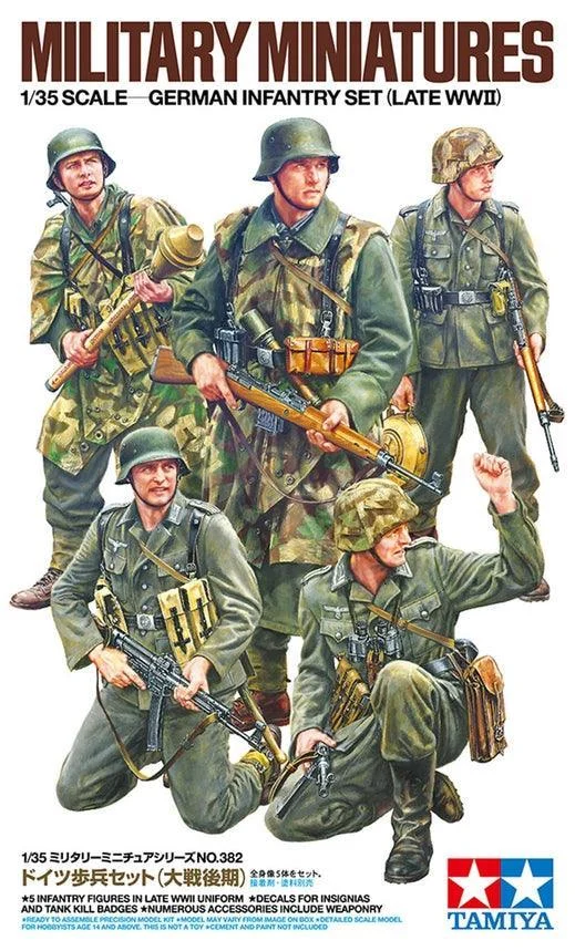 1/35 Tamiya German Infantry Set - Late WWII 35382