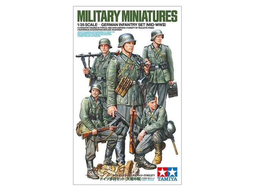 1/35 Tamiya German Infantry Set Mid-WWII 35371
