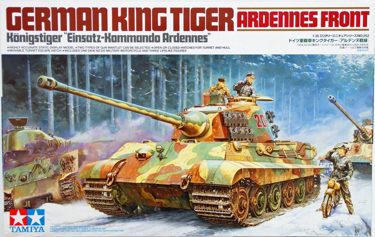 1/35 Tamiya German King Tiger Ardennes Front 35252