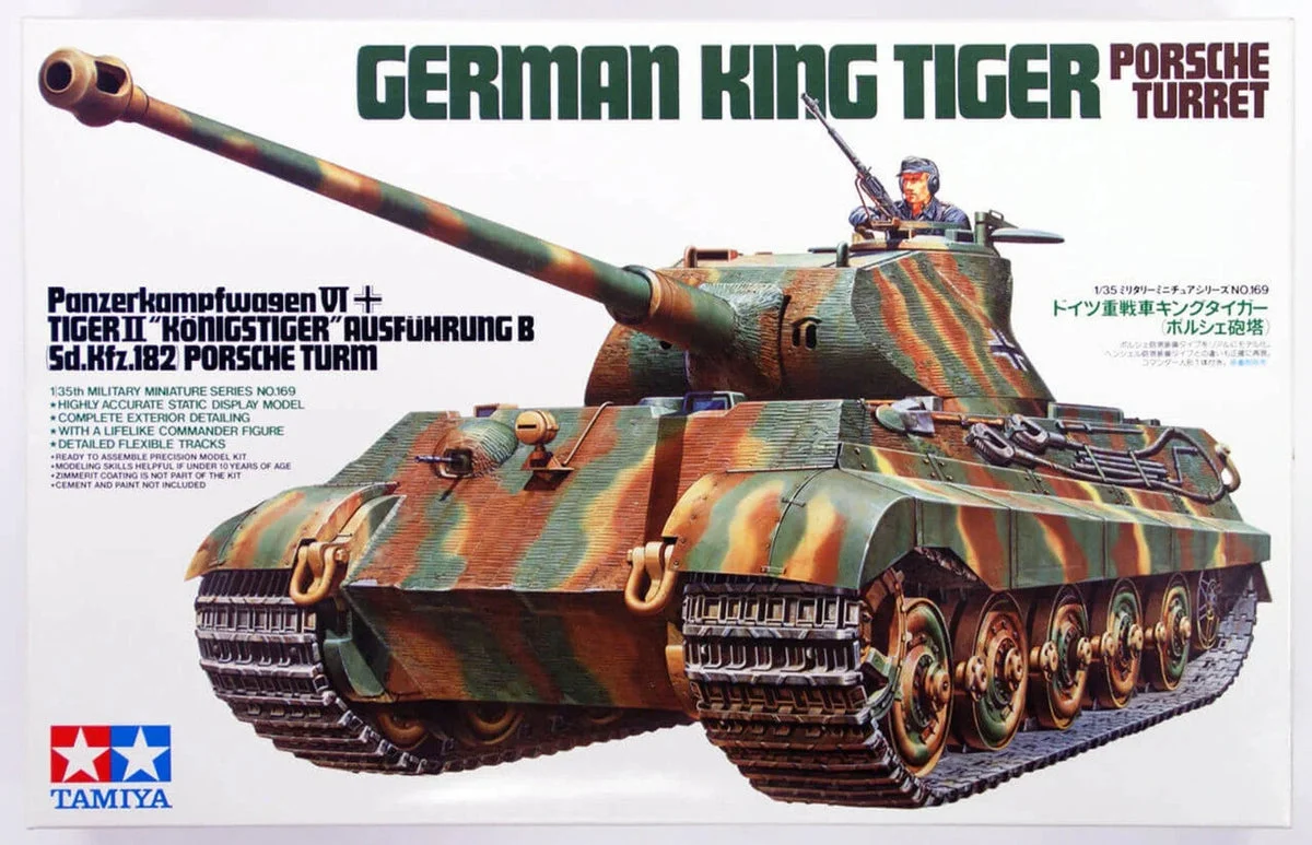 1/35 Tamiya German King Tiger "Porsche Turret" 35169