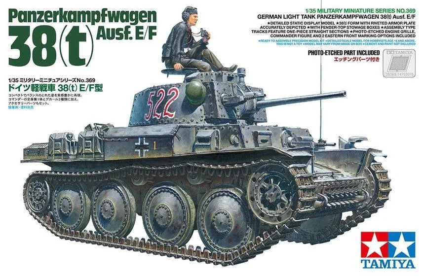 1/35 Tamiya German Panzer 38(T) Ausf.E/F 35369