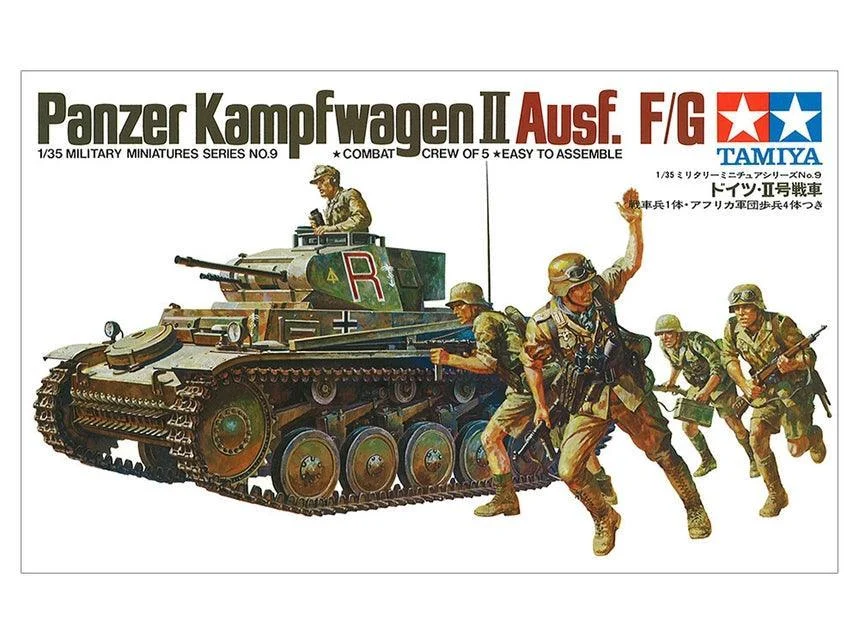 1/35 Tamiya German PZKPFW II Kit 35009