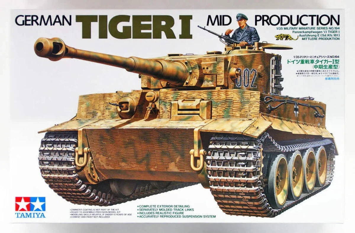 1/35 Tamiya German Tiger I Mid Production 35194