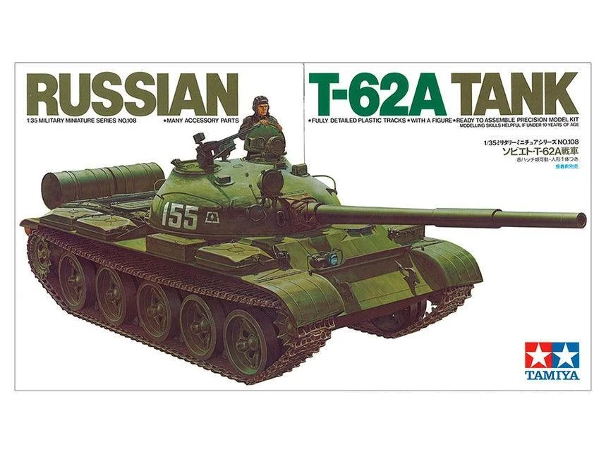 1/35 Tamiya Russian T-62 Tank Kit 35108