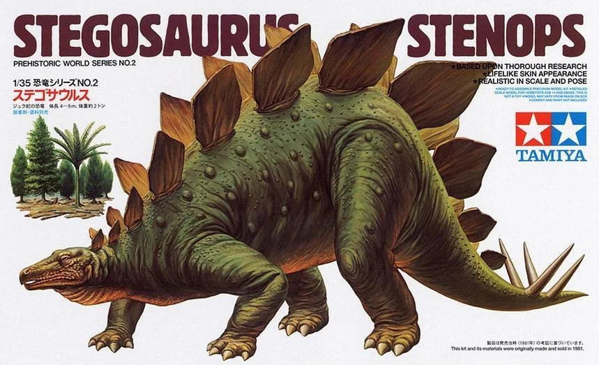 1/35 Tamiya Stegosaurus Stenops Kit 60202