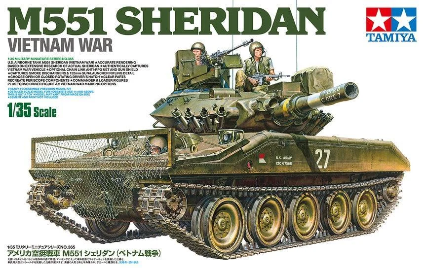 1/35 Tamiya U.S. Airborne Tank M551 Sheridan 35365