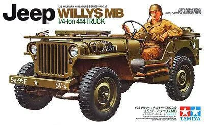 1/35 Tamiya U.S. Jeep Willys Mb 1/4 Ton Truck 35219