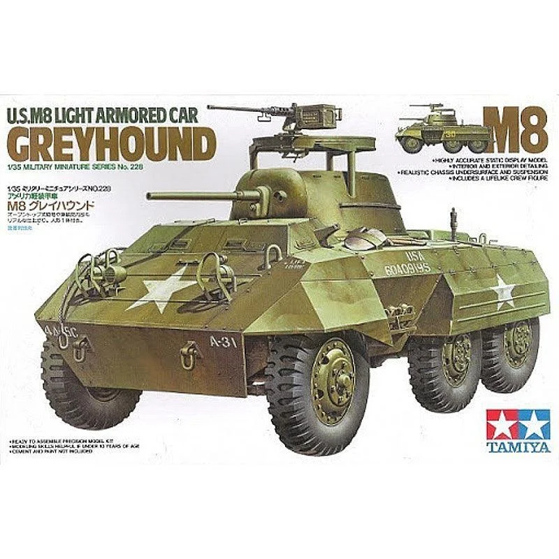 1/35 Tamiya U.S. M8 Light Truck Greyhound 35228