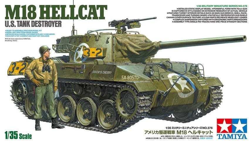 1/35 Tamiya U.S. Tank Destroyer M18 Hellcat 35376