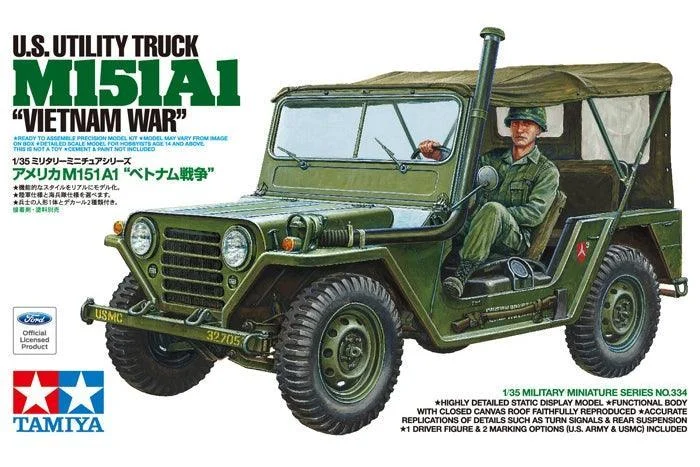1/35 Tamiya U.S. Utility Truck M151A1 35334