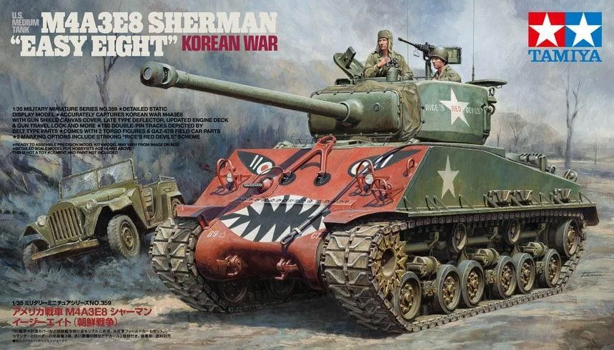 1/35 Tamiya US Medium Tank M4A3E8 Sherman 35359