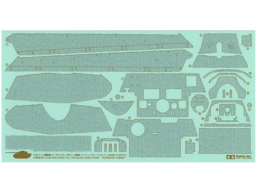 1/35 Tamiya Zimmerit Coating Sheet 12649