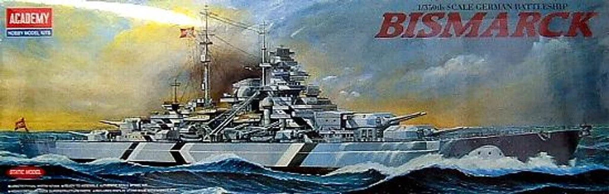 1/350 Academy German Battleship Bismarck 14109 - Academy Models