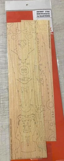 1/350 Artwox DKM Bismarck Wood Deck