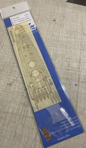 1/350 Bluewox Italian Heavy Cruiser Fiume Wood Deck for Trumpeter Kit - Artwox