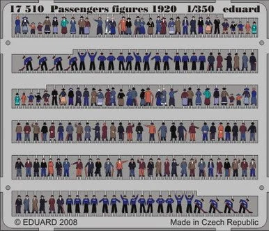 1/350 Eduard 1920's Era Passengers (Pre-Painted)