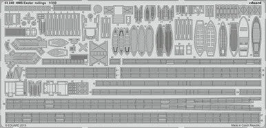 1/350 Eduard HMS Exeter Railings for TRP