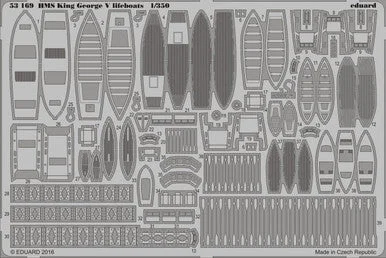 1/350 Eduard HMS King George V Lifeboats for TAM