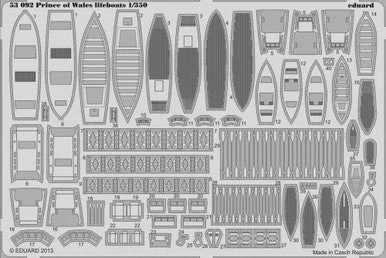 1/350 Eduard Prince of Wales Lifeboats for TAM