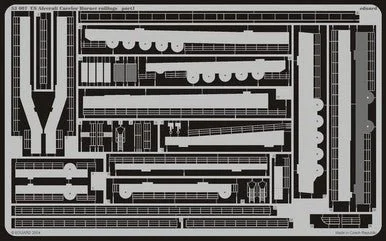 1/350 Eduard US Aircraft Carrier Hornet Railings for TRP
