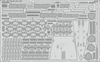 1/350 Eduard USS Alaska CB-1 Part 1 for Hobby Boss