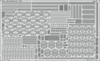 1/350 Eduard USS Iowa BB-61 part 1 Photo etched set