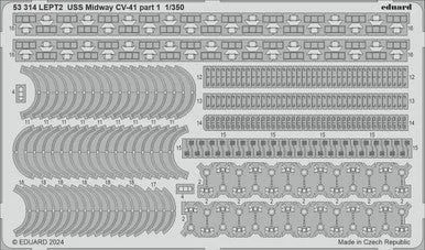 1/350 Eduard USS Midway CV-41 part 1 Photo etched set for TRUMPETER
