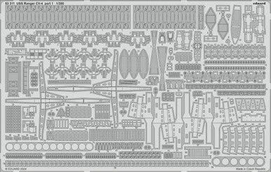 1/350 Eduard USS Ranger CV-4 part 1 for TRUMPETER