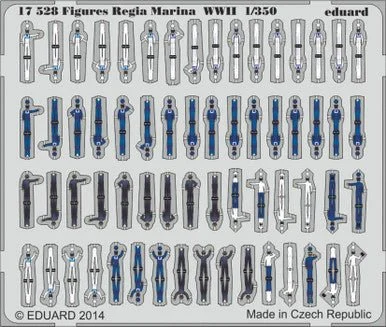 1/350 Eduard WWII Regia Marina Figures (Pre-Painted Self Adhesive)